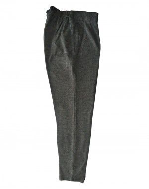 Womens woollen pants plain design grey color